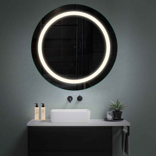 Oglinda LED Rotunda, Fara functii, LED 4000K Neutru - Gama Salono Model 1