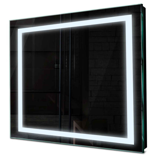 Oglinda LED patrata cu lumina LED rece Gama Salono Model 1 fara butoane - Reyze