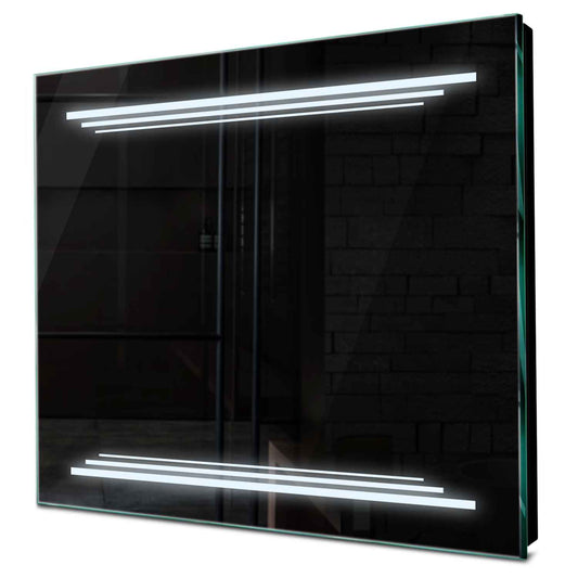 Oglinda LED patrata cu lumina LED rece Gama Salono Model 7 fara butoane - Reyze