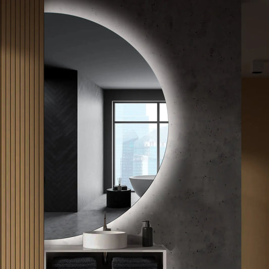 Oglinda LED Semiluna (Stanga), Fara functii, LED 6000K Rece - Gama Ambient Model 1