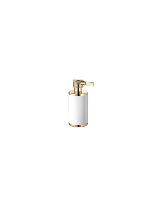 Recipient dozator de sapun lichid SPARKE model LUSTA 04 WHITE-GOLD