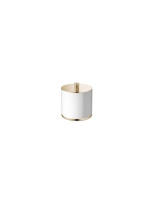 Cutie pentru depozitare obiecte baie SPARKE model LUSTA 01 WHITE-GOLD