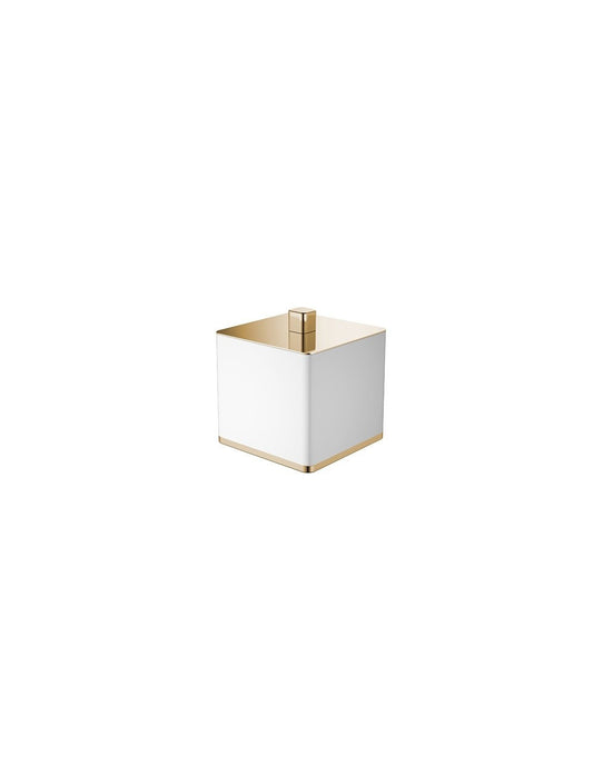 Cutie pentru depozitare obiecte baie SPARKE model SOPA 01 WHITE-GOLD
