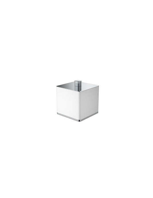 Cutie pentru depozitare obiecte baie SPARKE model SOPA 01 WHITE- CHROME
