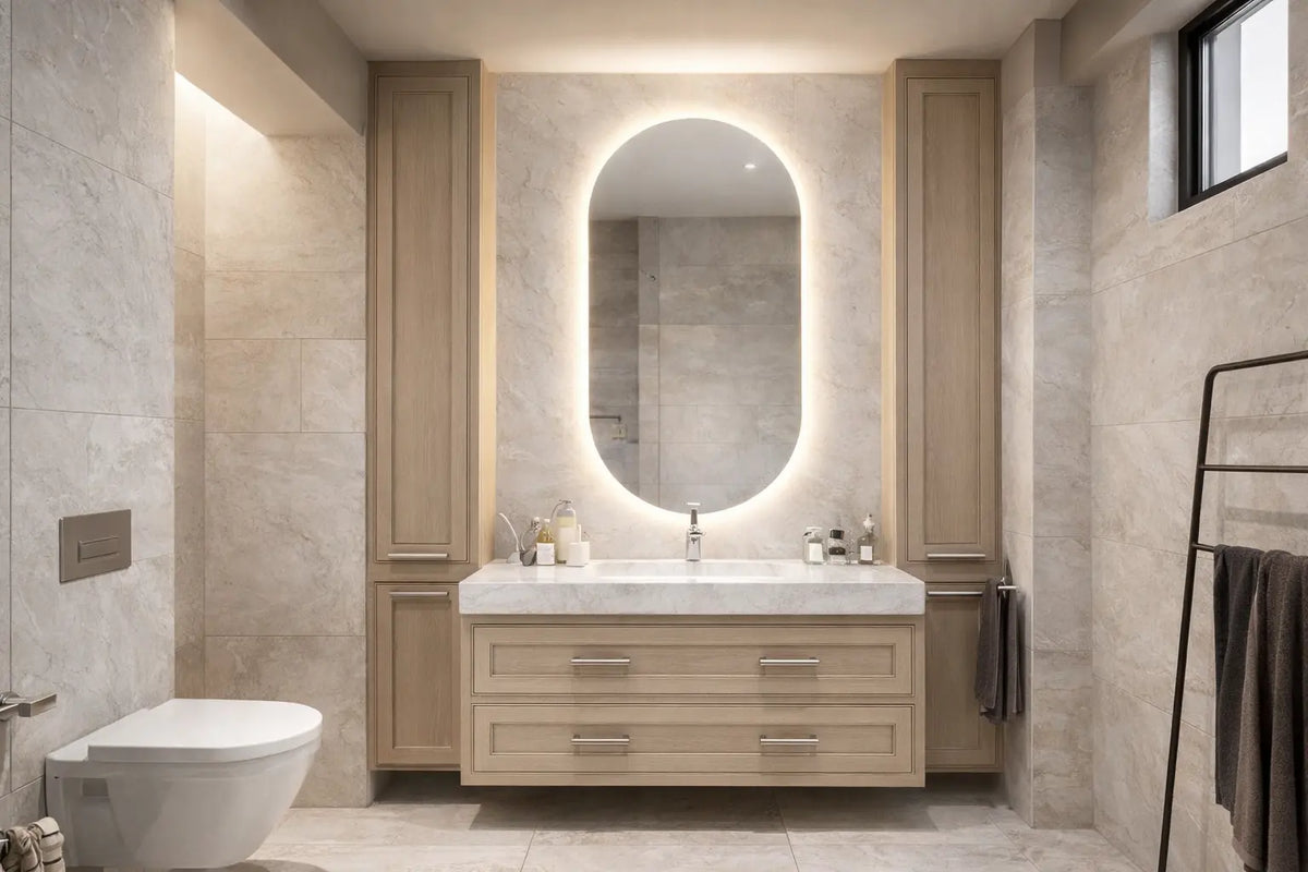 Baie Mică? Ce Formă de Oglindă LED Face Spațiul să Pară Mai Mare
