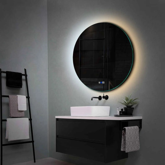Oglinda LED Rotunda, Touch LED, Dimare, Dezaburire, LED Reglabil 3000K-6000K - Gama Ambient Model 1