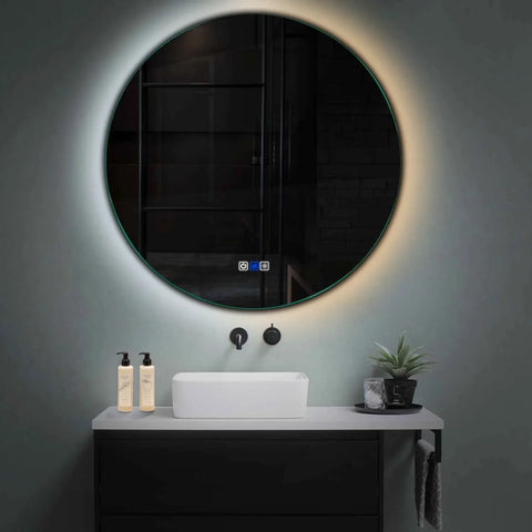 Oglinda LED Rotunda, Touch LED, Dimare, Dezaburire, LED Reglabil 3000K-6000K - Gama Ambient Model 1