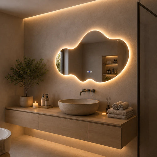 Oglinda LED Asimetrica v2 - Gama Reyze Ambient