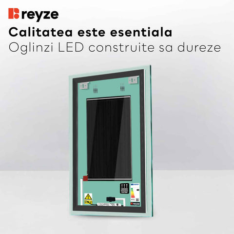 Oglinda LED Verticala, Touch LED, Dimare, Dezaburire, LED 4000K Neutru - Gama Edge Model 1