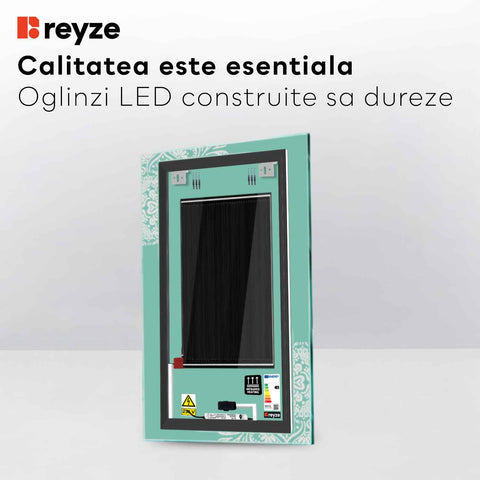 Oglinda LED Verticala, Touch LED, Dimare, Dezaburire, LED Reglabil 3000K-6000K - Gama Good Vibes Model 4