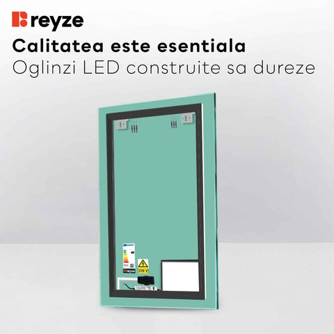 Oglinda LED Verticala, Touch LED, Dimare, LED 4000K Neutru - Gama Motivated Model 1