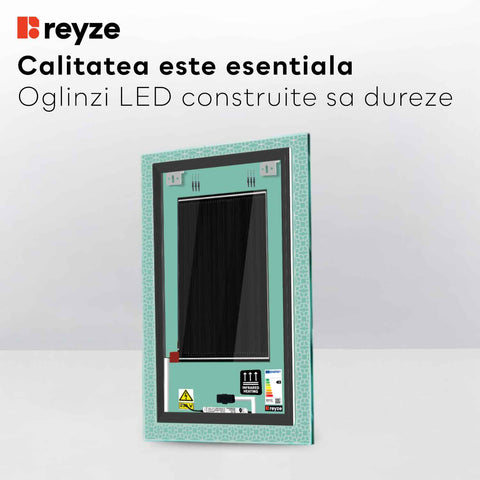 Oglinda LED Verticala, Touch LED, Dimare, Dezaburire, LED 6000K Rece - Gama Official Model 1