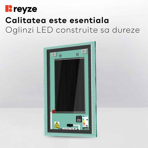 Oglinda LED Verticala, Touch LED, Dimare, Dezaburire, LED 4000K Neutru - Gama Official Model 5