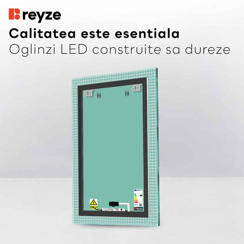 Oglinda LED Verticala, Touch LED, Dimare, LED 4000K Neutru - Gama Official Model 6