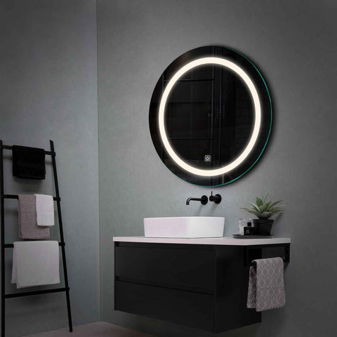 Oglinda LED Rotunda, Touch LED, Dimare, LED 4000K Neutru - Gama Salono Model 1