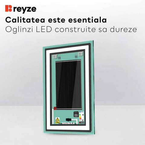 Oglinda LED Verticala, Touch LED, Dimare, Dezaburire, LED 4000K Neutru - Gama Salono Model 1
