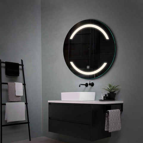 Oglinda LED Rotunda, Touch LED, Dimare, LED 4000K Neutru - Gama Salono Model 4
