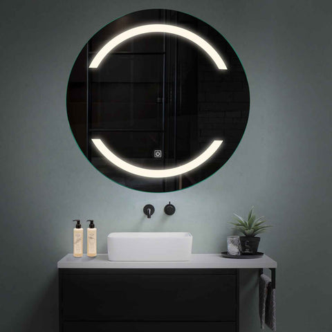 Oglinda LED Rotunda, Touch LED, Dimare, LED 4000K Neutru - Gama Salono Model 4