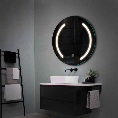 Oglinda LED Rotunda, Touch LED, Dimare, LED 4000K Neutru - Gama Salono Model 5