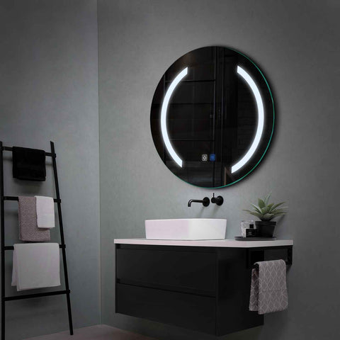 Oglinda LED Rotunda, Touch LED, Dimare, Dezaburire, LED 6000K Rece - Gama Salono Model 5