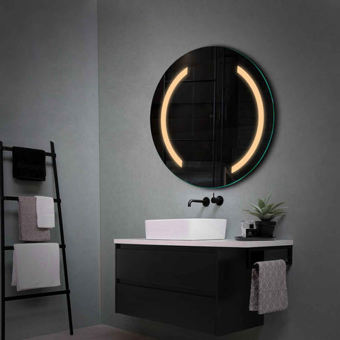Oglinda LED Rotunda, Fara functii, LED 3000K Cald - Gama Salono Model 5