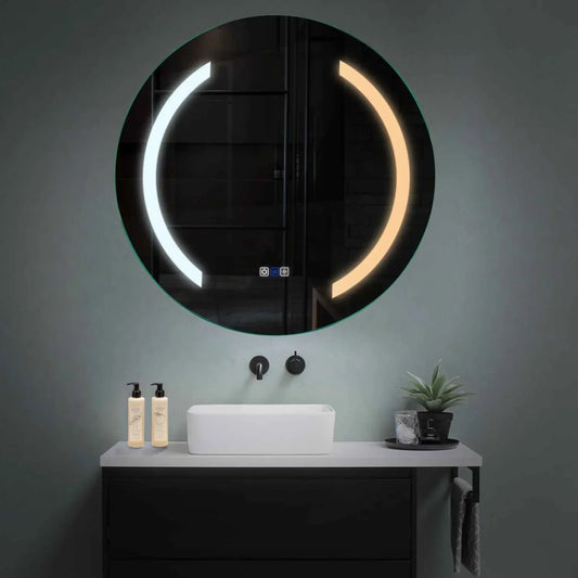 Oglinda LED Rotunda, Touch LED, Dimare, Dezaburire, LED Reglabil 3000K-6000K - Gama Salono Model 5