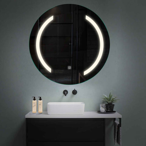Oglinda LED Rotunda, Touch LED, Dimare, LED 4000K Neutru - Gama Salono Model 5