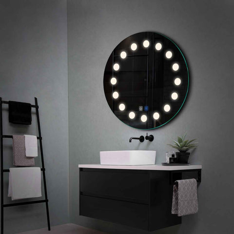 Oglinda LED Rotunda, Touch LED, Dimare, Dezaburire, LED 4000K Neutru - Gama Salono Model 6