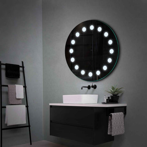 Oglinda LED Rotunda, Fara functii, LED 6000K Rece - Gama Salono Model 6
