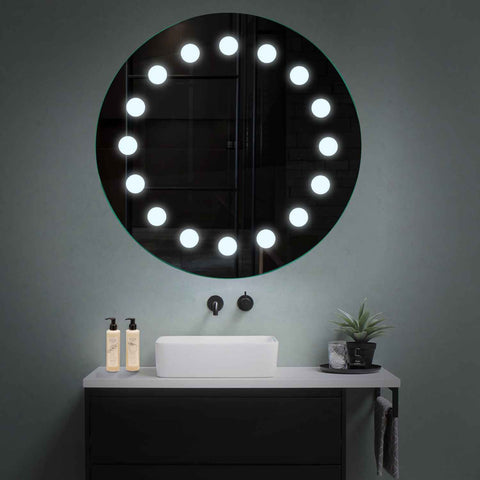 Oglinda LED Rotunda, Fara functii, LED 6000K Rece - Gama Salono Model 6