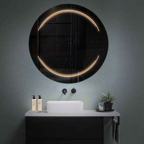 Oglinda LED Rotunda, Fara functii, LED 3000K Cald - Gama Salono Model 7