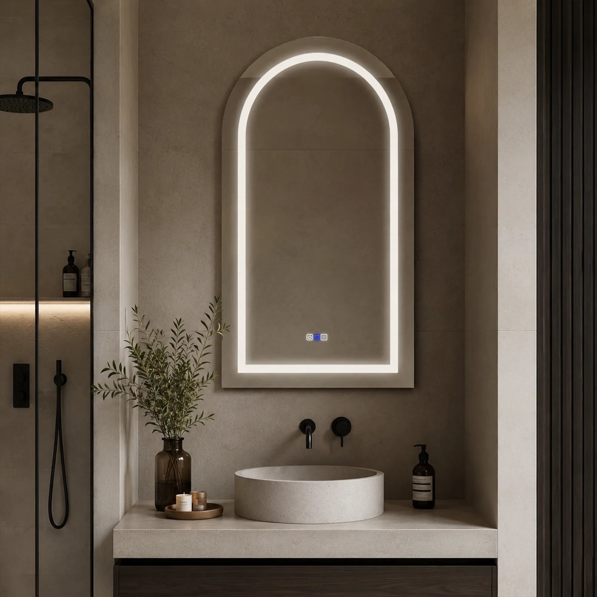 Oglinda LED Semiovala v2 - Gama Reyze Salono