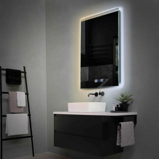 Oglinda LED Verticala, Touch LED, Dimare, Dezaburire, LED Reglabil 3000K-6000K - Gama Edge Model 5