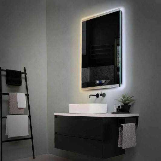 Oglinda LED Verticala, Touch LED, Dimare, Dezaburire, LED Reglabil 3000K-6000K - Gama Edge Model 8