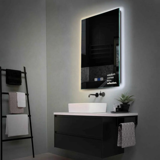 Oglinda LED Verticala, Touch LED, Dimare, Dezaburire, LED Reglabil 3000K-6000K - Gama Motivated Model 1