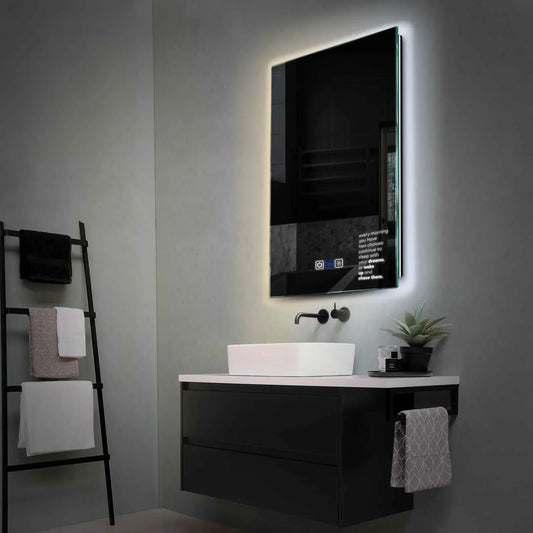 Oglinda LED Verticala, Touch LED, Dimare, Dezaburire, LED Reglabil 3000K-6000K - Gama Motivated Model 2