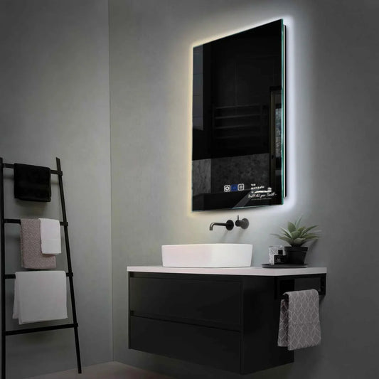 Oglinda LED Verticala, Touch LED, Dimare, Dezaburire, LED Reglabil 3000K-6000K - Gama Motivated Model 3