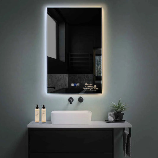 Oglinda LED Verticala, Touch LED, Dimare, Dezaburire, LED Reglabil 3000K-6000K - Gama Motivated Model 3