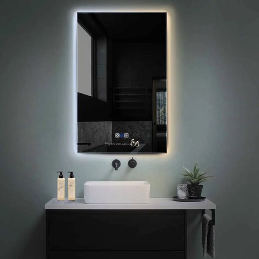 Oglinda LED Verticala, Touch LED, Dimare, Dezaburire, LED Reglabil 3000K-6000K - Gama Motivated Model 8