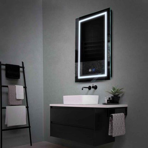 Oglinda LED Verticala, Touch LED, Dimare, Dezaburire, LED 6000K Rece - Gama Salono Model 1