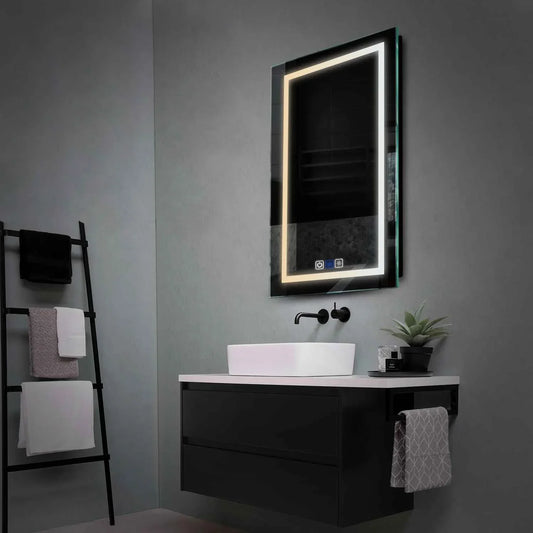 Oglinda LED Verticala, Touch LED, Dimare, Dezaburire, LED Reglabil 3000K-6000K - Gama Salono Model 1