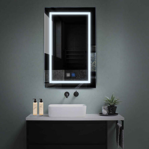 Oglinda LED Verticala, Touch LED, Dimare, Dezaburire, LED 6000K Rece - Gama Salono Model 1