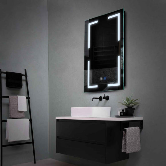 Oglinda LED Verticala, Touch LED, Dimare, Dezaburire, LED 6000K Rece - Gama Salono Model 2