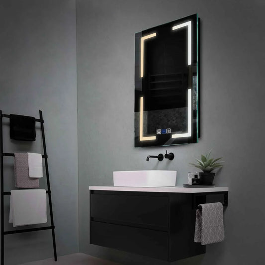Oglinda LED Verticala, Touch LED, Dimare, Dezaburire, LED Reglabil 3000K-6000K - Gama Salono Model 2