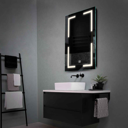 Oglinda LED Verticala, Touch LED, Dimare, LED 4000K Neutru - Gama Salono Model 2