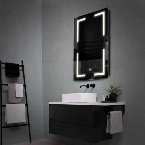 Oglinda LED Verticala, Touch LED, Dimare, LED 4000K Neutru - Gama Salono Model 2