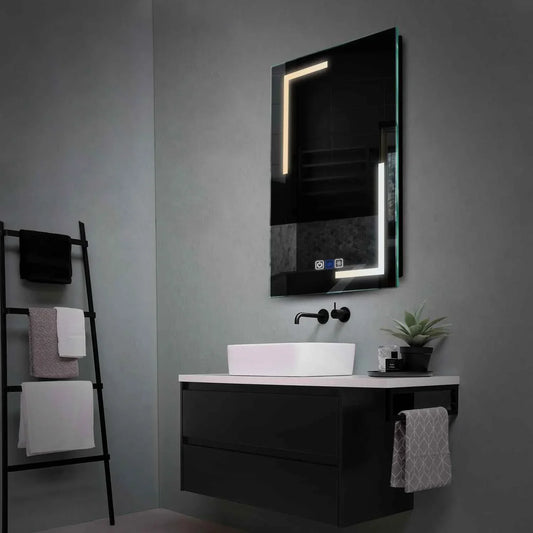 Oglinda LED Verticala, Touch LED, Dimare, Dezaburire, LED Reglabil 3000K-6000K - Gama Salono Model 3