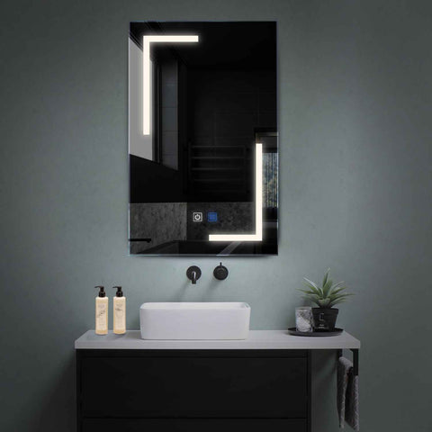 Oglinda LED Verticala, Touch LED, Dimare, Dezaburire, LED 4000K Neutru - Gama Salono Model 3