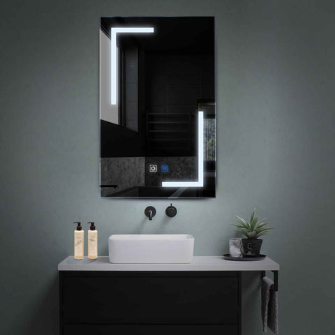 Oglinda LED Verticala, Touch LED, Dimare, Dezaburire, LED 6000K Rece - Gama Salono Model 3