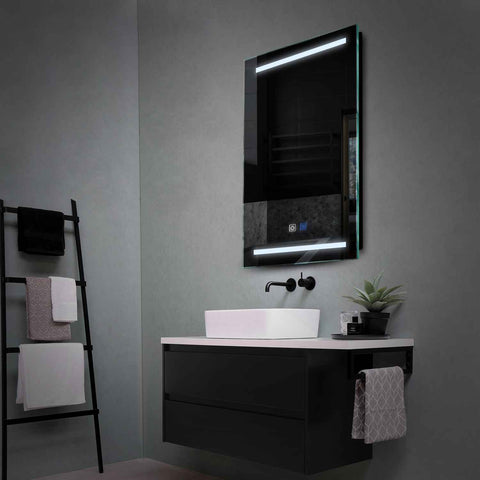 Oglinda LED Verticala, Touch LED, Dimare, Dezaburire, LED 6000K Rece - Gama Salono Model 4